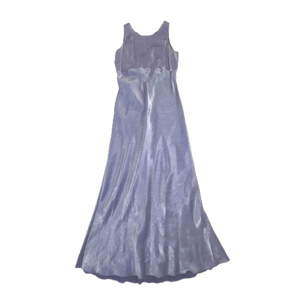 Roberta 90s Y2K Fairy Iridescent Organza Gown Lavender Prom Formal Vtg 11/12